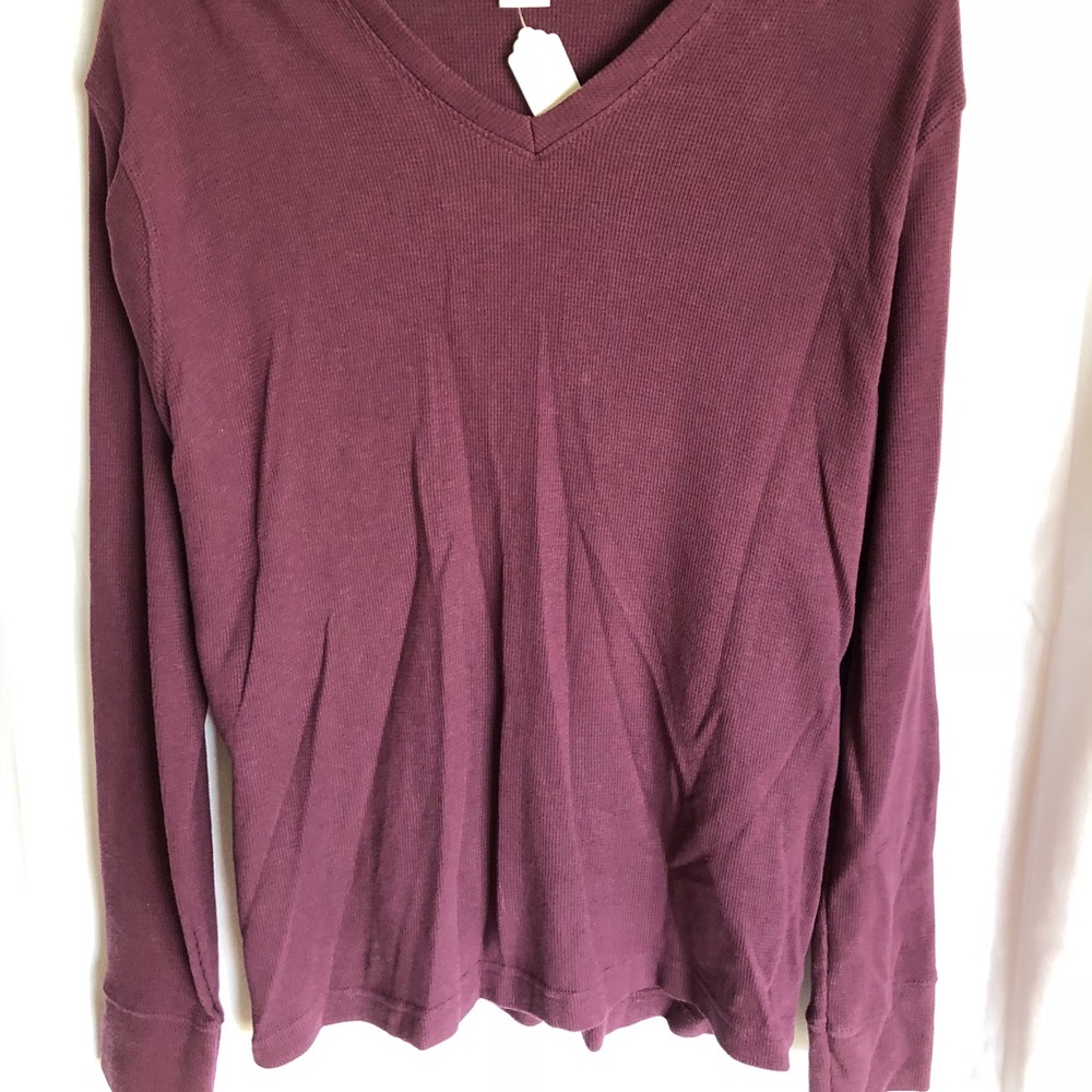 Long sleeved hooded shirt